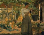 伊格纳西奥 狄亚兹 奥拉诺 : Hortelana con uvas